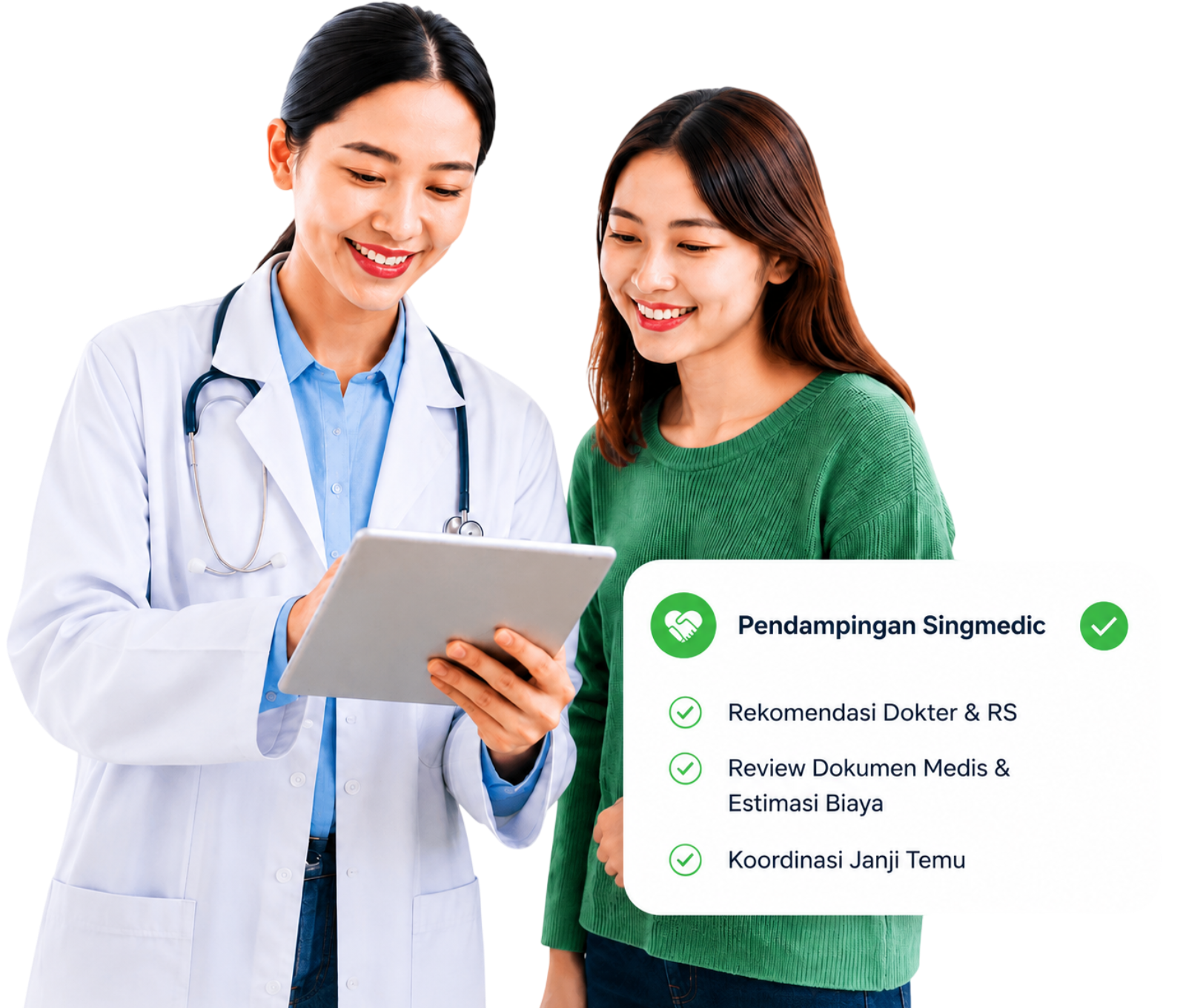 Dokter dan pasien Singmedic